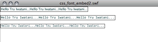 fonts not being embedded Flash CS4 AS3