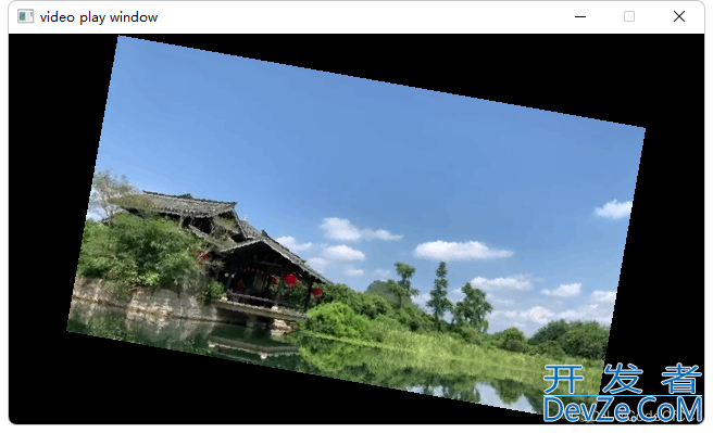C++ sdl实现渲染旋转视频的方法分享