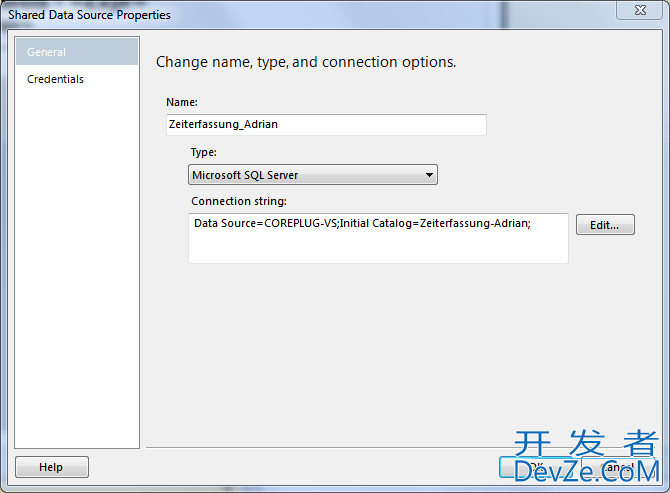 Using Dynamic Connection Strings in SSRS2008