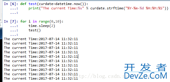 Python中方法的缺省参数问题解读