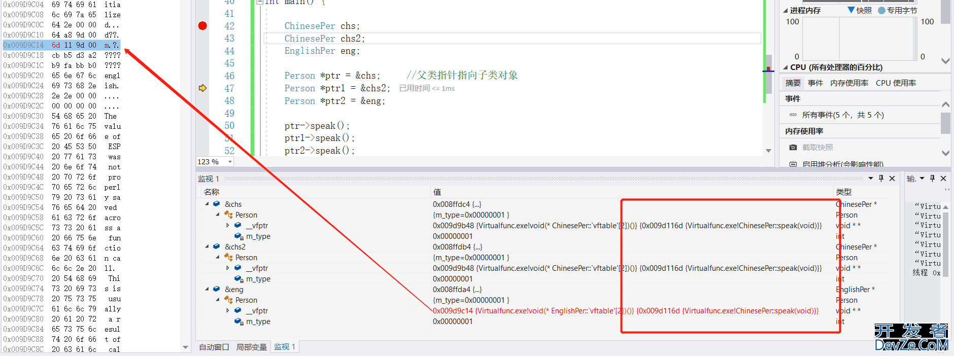 C++深度探索虚函数指针示例