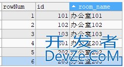 mysql序号rownum行号实现方式