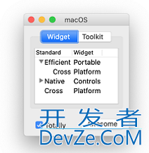 Does Java allow you to use native UI widgets on Mac OS X?