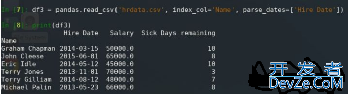 python pandas 解析(读取、写入)CSV 文件的操作方法