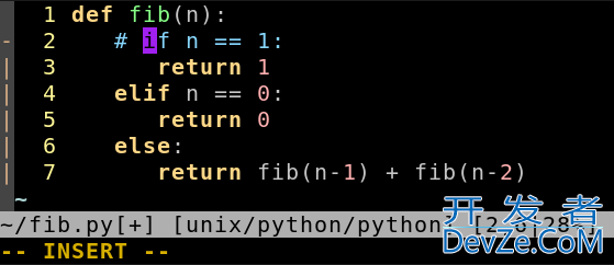 How to comment out a block of Python code in Vim