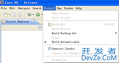 how to open project with Java EE Eclipse?