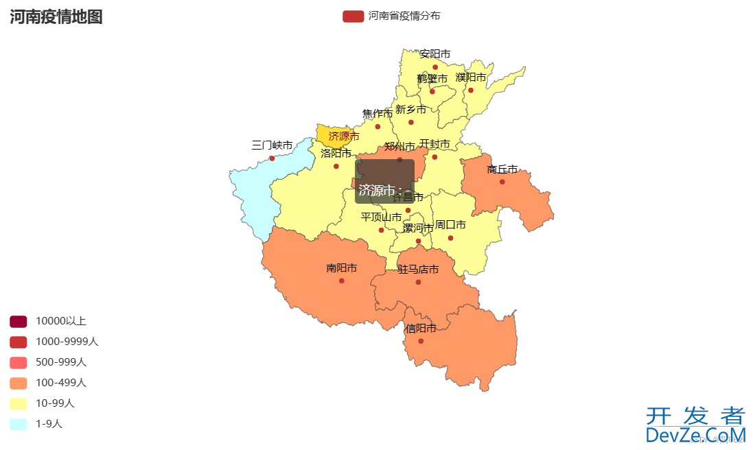 python根据json数据画疫情分布地图的详细代码