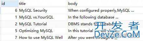 MySQL不用like+%实现模糊查询