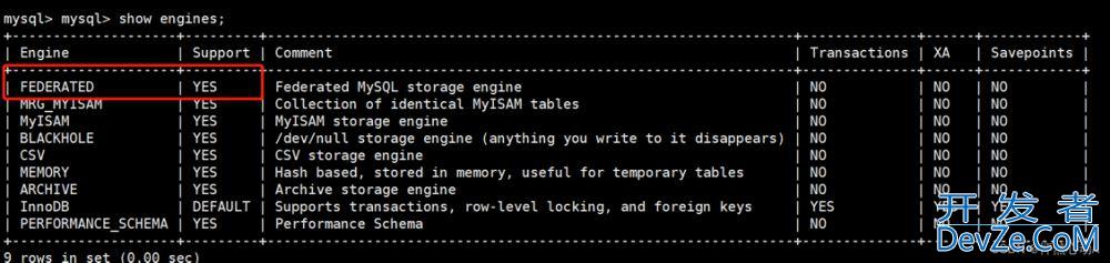 MySQL跨服务器关联查询的实现