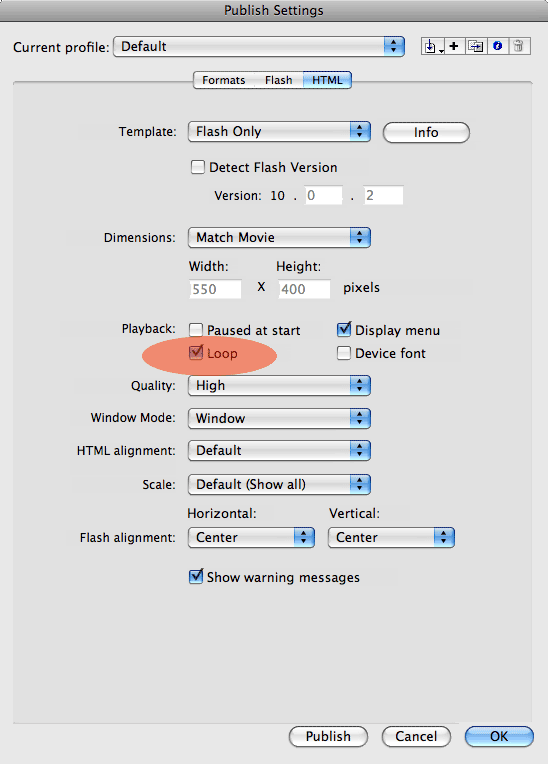 Why is my actionscript looping?