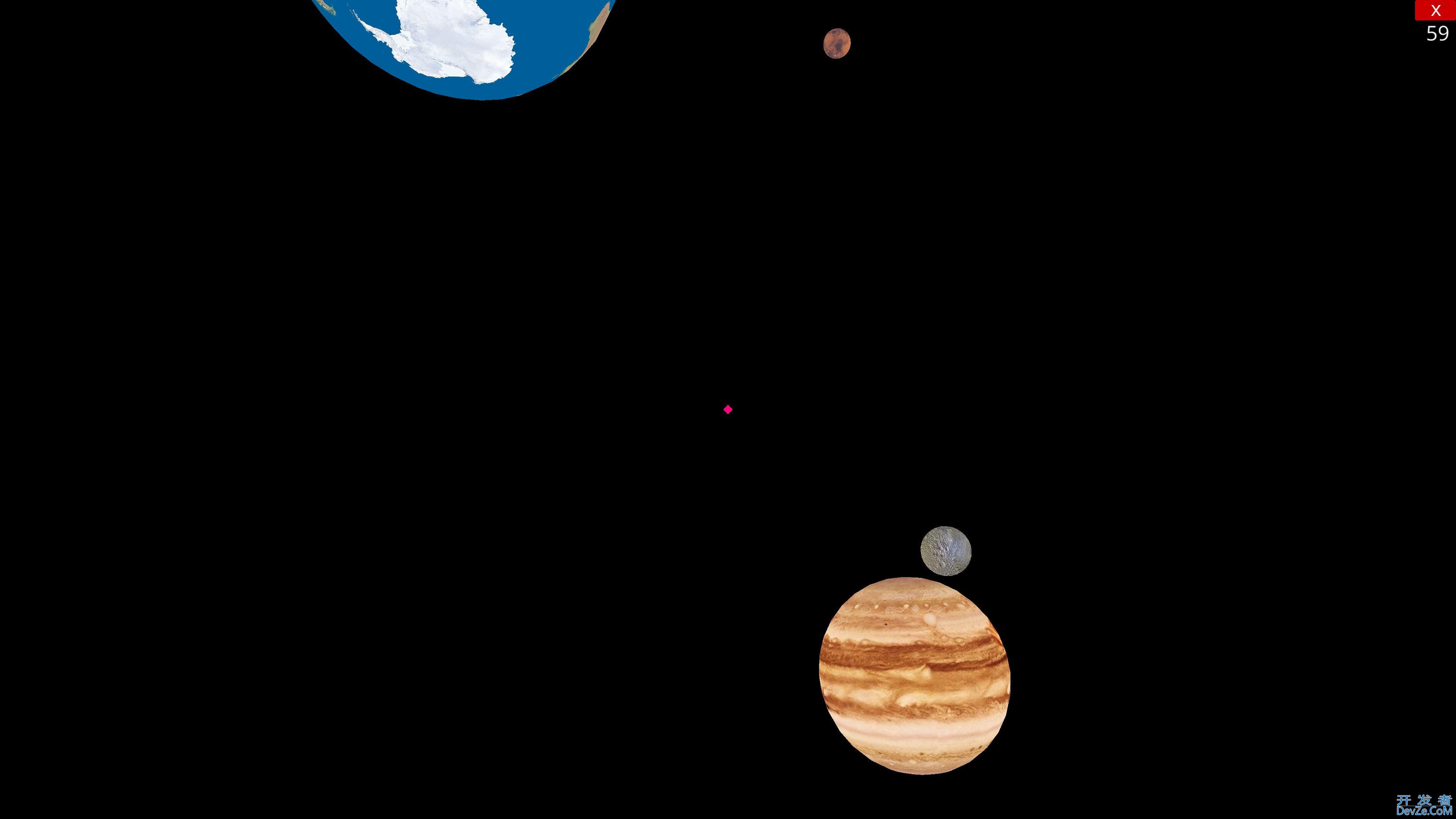 Python利用3D引擎做一个太阳系行星模拟器