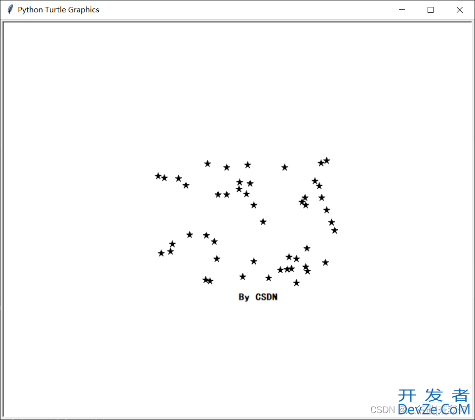 Python绘图模块 turtle案例代码