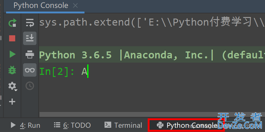 Pycharm中的Python Console用法解读