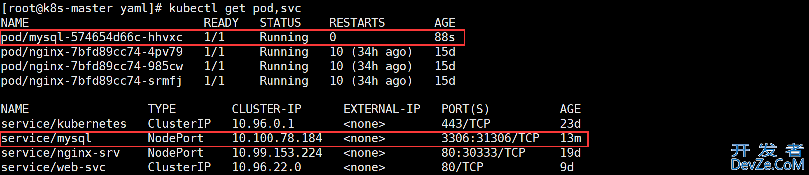 K8s中MySQL 数据持久化存储的实现