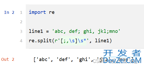 python常用操作之使用多个界定符(分隔符)分割字符串的方法实例