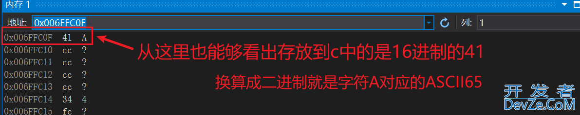 一文详解C语言char类型中的存储