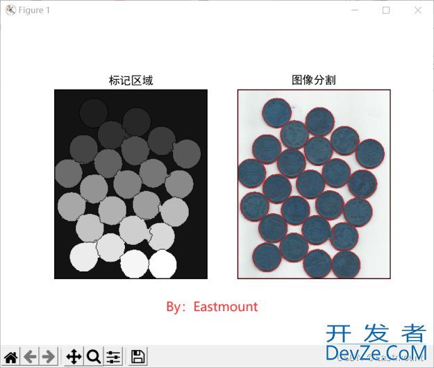 Python基于均值漂移算法和分水岭算法实现图像分割