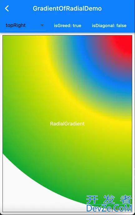 Flutter开发技巧RadialGradient中radius计算详解