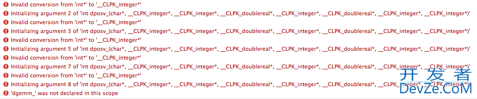 Data Types in Accelerate.framework