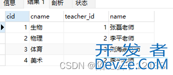 SQL 嵌套查询的具体使用