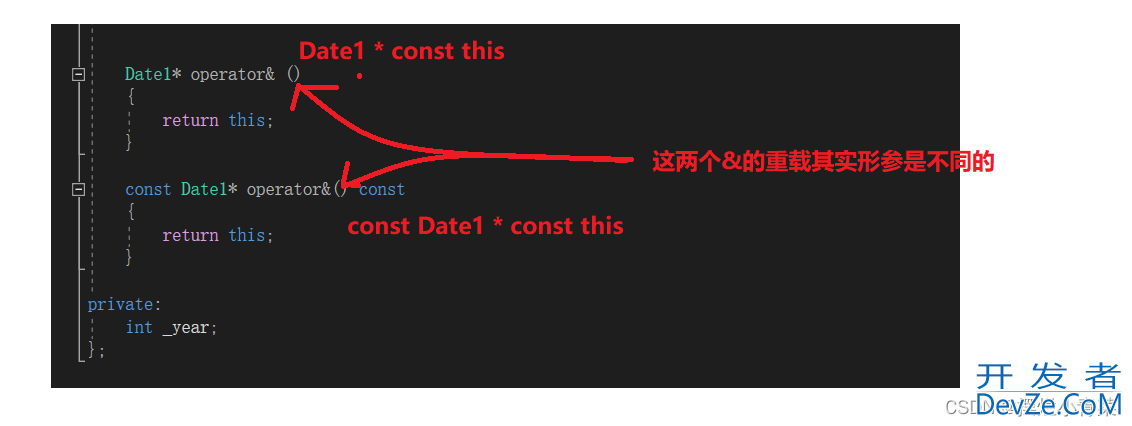 C++类中const修饰的成员函数及日期类小练习