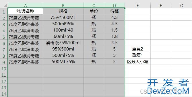 Excel VBA指定条件删除整行整列的实现