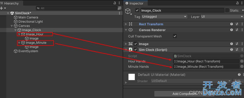 基于Unity3D实现仿真时钟详解