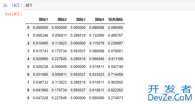 熵值法原理及Python实现的示例详解