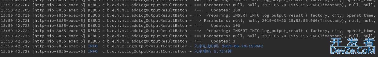 springboot使用ThreadPoolTaskExecutor多线程批量插入百万级数据的实现方法