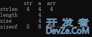 C++中获取字符串长度的函数sizeof()、strlen()、length()、size()详解和区别(推荐)