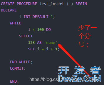 You have an error in your SQL syntax; check the manual that corresponds解决方法