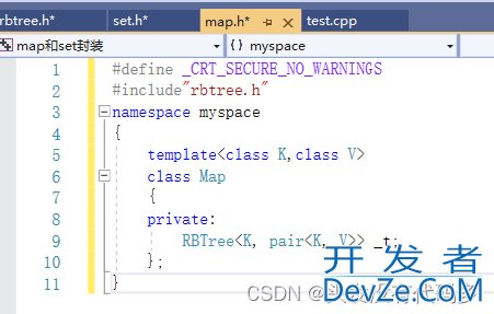 C++中map和set封装实现示例