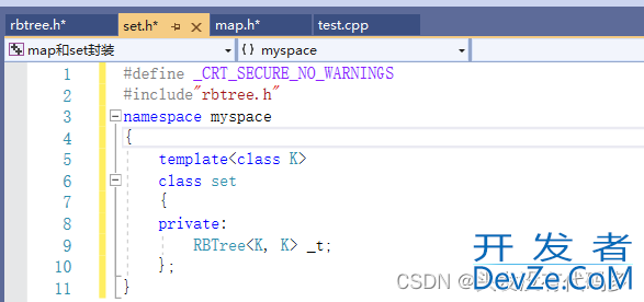 C++中map和set封装实现示例