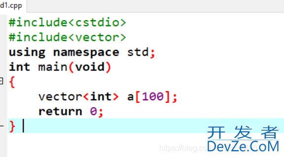 关于vector的常见用法详解