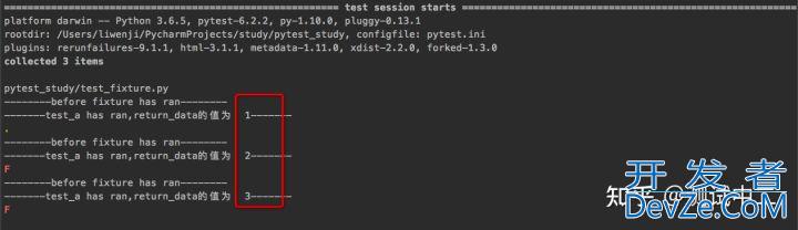 pytest中fixture函数使用