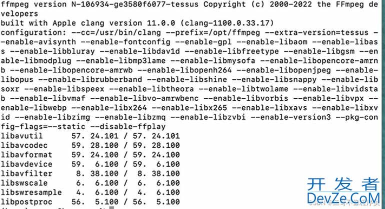 Mac上Python使用ffmpeg完美解决方案(避坑必看!)