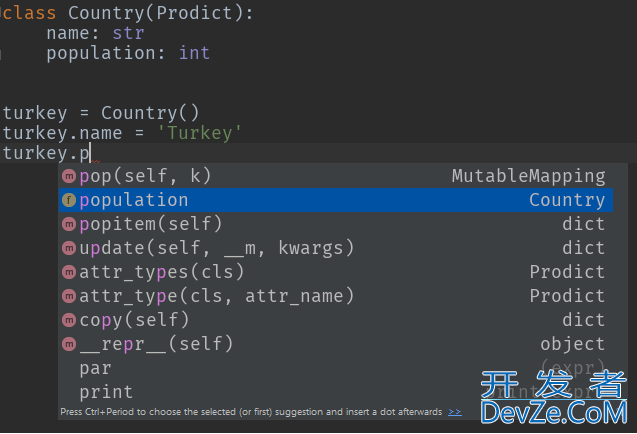 Accessing dict keys like an attribute?