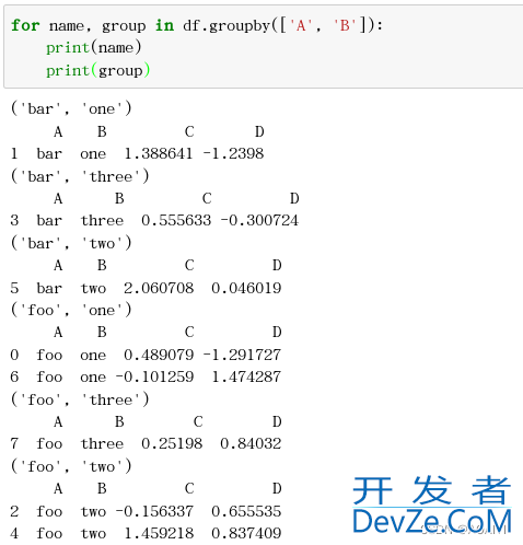 pandas中groupby操作实现