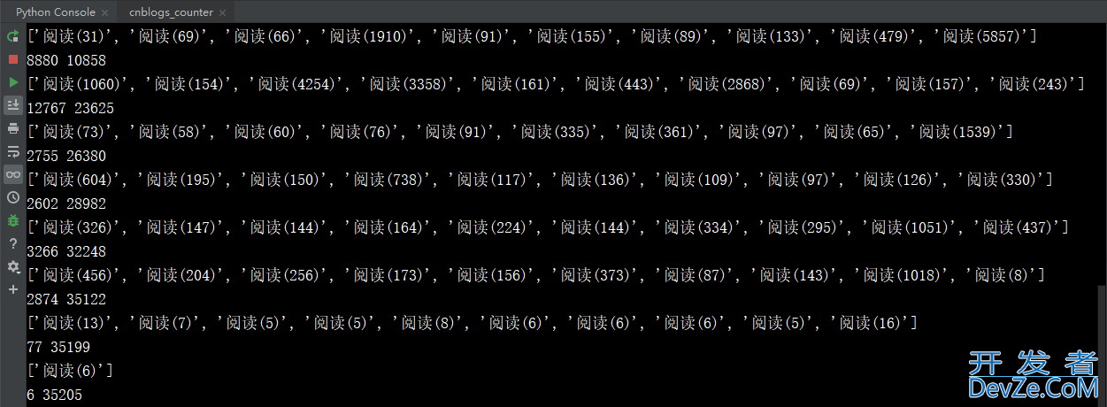 Python实现统计文章阅读量的方法详解