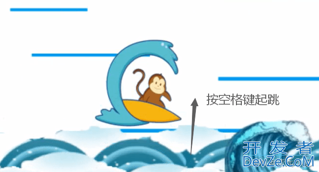 基于Python实现原创程序猿乘风破浪小游戏