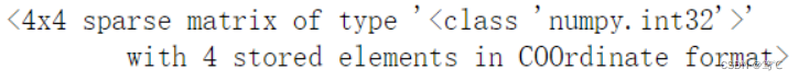 Python稀疏矩阵scipy.sparse包使用详解