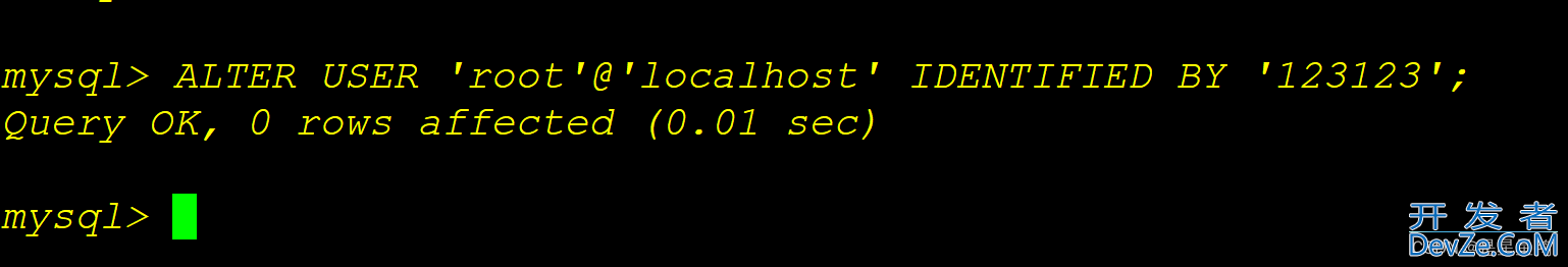 MySQL5.73 root用户密码修改方法及ERROR 1193、ERROR1819与ERROR1290报错解决