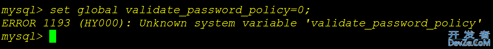 MySQL5.73 root用户密码修改方法及ERROR 1193、ERROR1819与ERROR1290报错解决