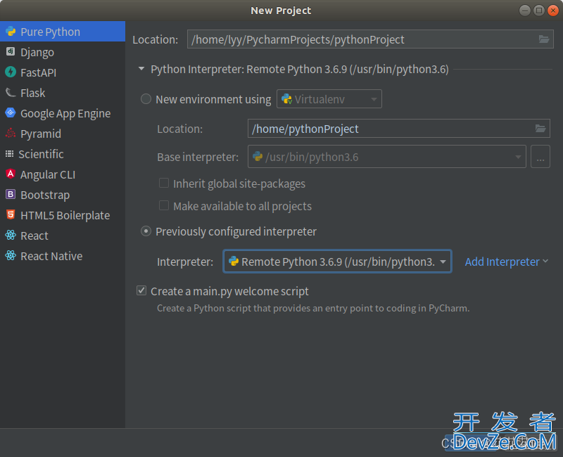 pycharm2022.2远程连接服务器调试代码实现