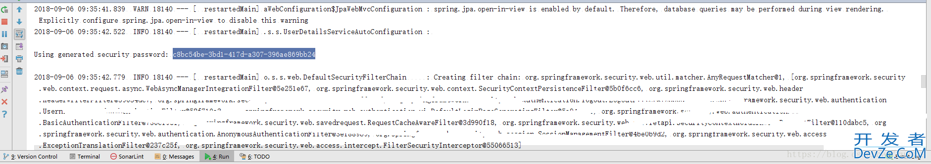 启用springboot security后登录web页面需要用户名和密码的解决方法