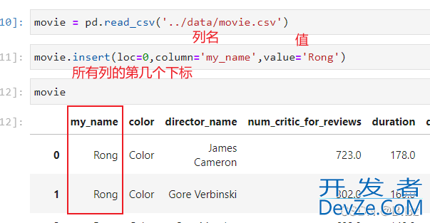 python数据处理之如何修改索引和行列