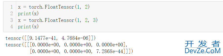 Pytorch数据类型与转换(torch.tensor,torch.FloatTensor)