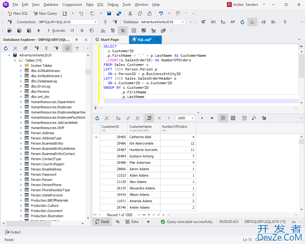 亲自教你使用 ChatGPT 编写 SQL JOIN 查询示例