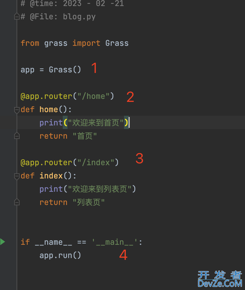 Python利用装饰器实现类似于flask路由