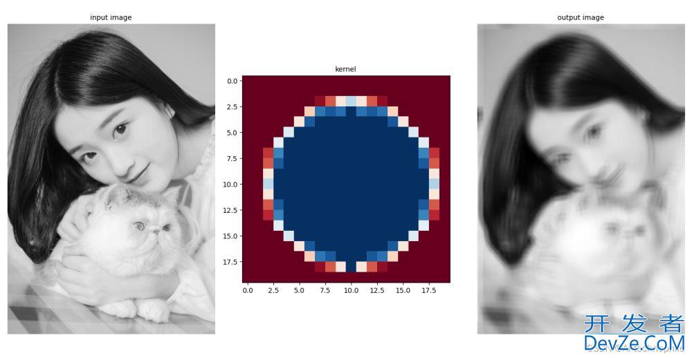 Python使用低通滤波器模糊图像功能实现